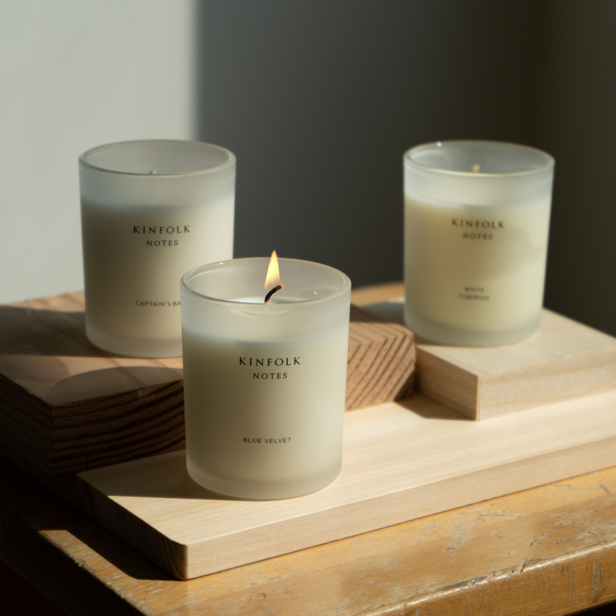 【ミニキャンドル】ブルーベルベット